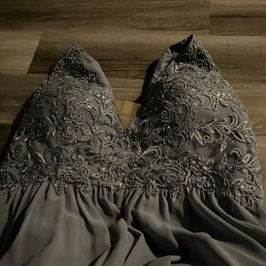 Dove gray brides maid dresses